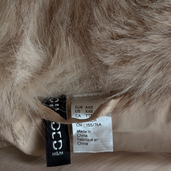 H&M Soft Tan Teddy Jacket - Picture 4 of 4